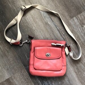 LN Coach Leather Bag Crossbody Purse